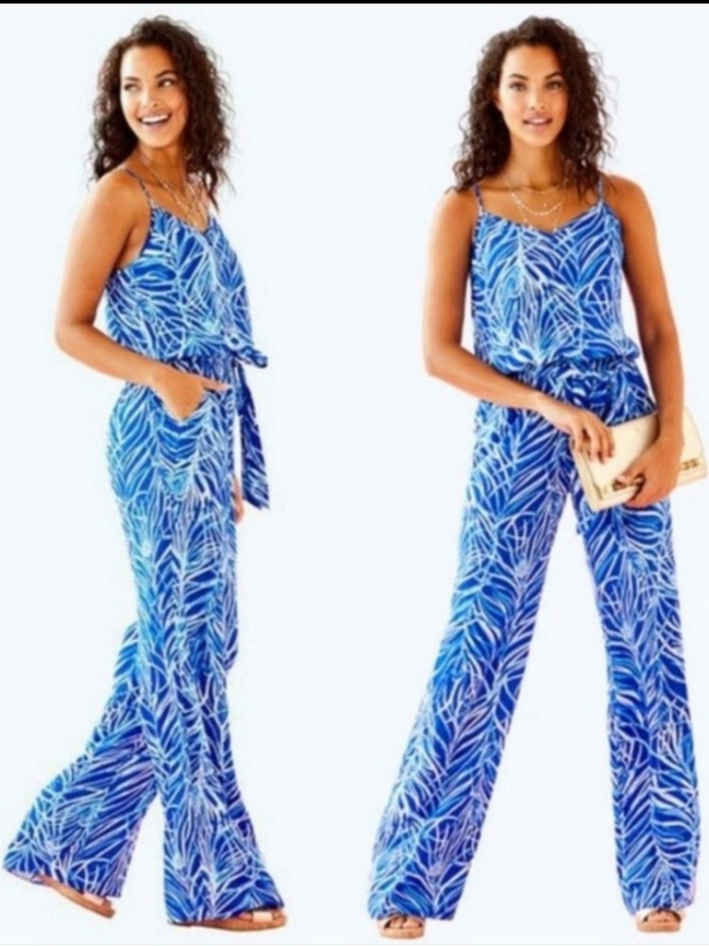 Lilly Pulitzer Early Riser Twilight Blue Jumpsuit